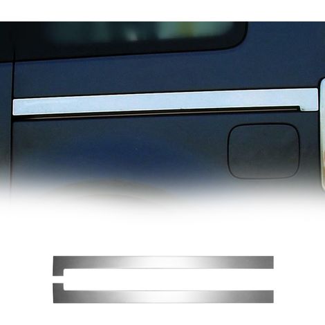 Bande de Porte latérale pour VW Caddy 2003-2020 en acier inoxydable 2Pcs