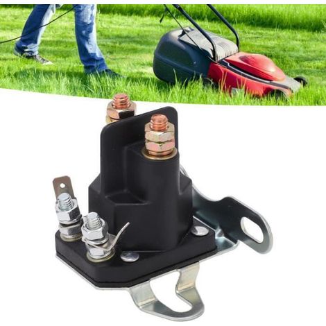 Relais Solénoïde Démarreur - 12 V - 4,8 W - Contacts Plaqués Argent - Pour VTT Tondeuses Tracteurs - 1 Pièce (1/4)