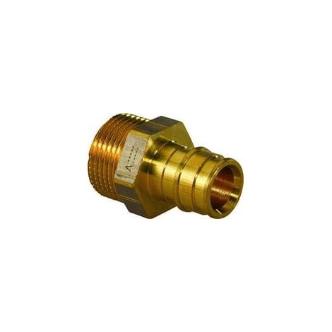 RACCORD MÂLE Q&E PL 40-G1 1/4''MT POUR MONTAGE AVEC TUYAUX EN POLYÉTHYLÈNE RÉTICULÉ AVEC FILETAGE MÂLE/FEMELLE CONFORME À EN 1022