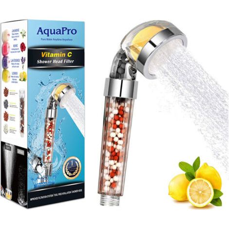Pommeau de Douche Economie Deau, Magichome Pommeau Douche Anti Calcaire 3 Couches de Filtration Ionique (1/5)