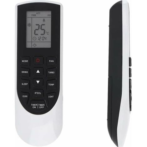 Télécommande de rechange pour climatiseur Gree, compatible modèles VIR09HP115V1AH et VIR12HP230V1AH, 1 pièce, accessoire de remplacement pour climatiseur (1/3)