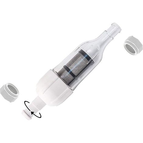 Filtro en línea para limpiafondos ATIE 280/380, kit número 48-080, incluye dos tuercas de tubería de entrada D15 (1/4)