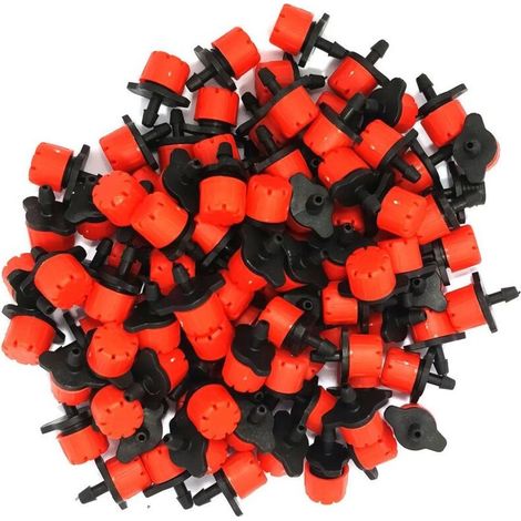 Lot de 100 goutteurs couleur rouge (1/5)