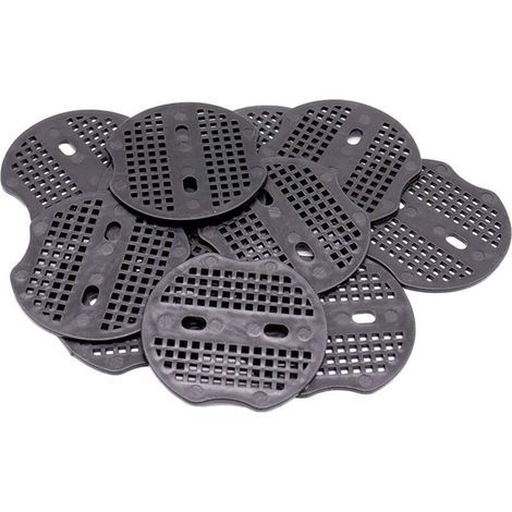 100 pièces Pièce Fixe - 7 6.5cm pour Piquets de Fixation en Acier, pour Fixer Le Tissu de Mauvaises Herbes, Les Feuilles de Sol (Noir) (1/5)