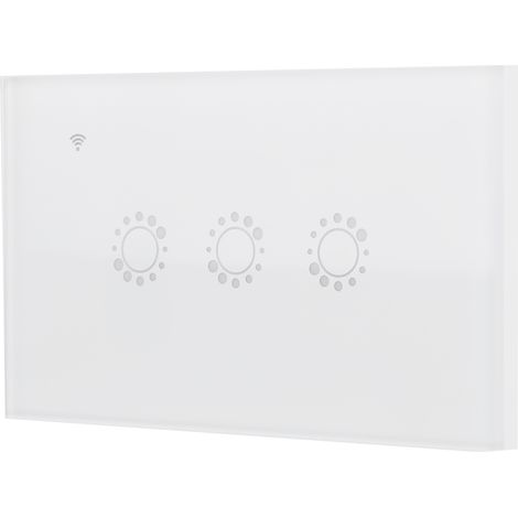 Interrupteur intelligent sans fil WiFi avec télécommande tactile, distribution d'alimentation, norme US/AU 95-240 V CA (1/5)