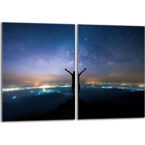 Piastra protettiva in vetro per la stufa 2x40x52 Stars (1/5)