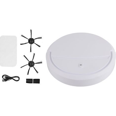 Barredora inteligente 3 en 1 Pequeña cribadora Dustrousier Carga USB para uso doméstico Blanco (1/5)