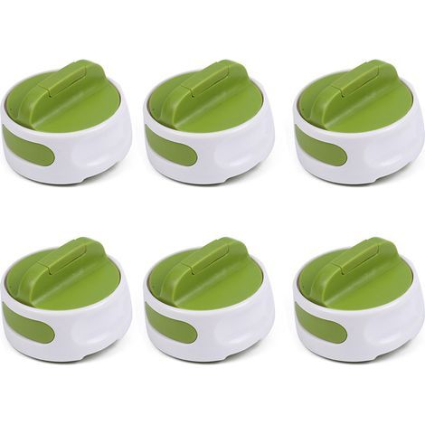 6 pièces Ouvre-boîte miniature , ouvre-bouteille et tournevis en acier inoxydable, vert (1/4)