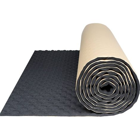 Tapis acoustique gris DNA AMR2, mousse d'insonorisation auto-adhésive, réduction d'écho et de réverbération, 200 x 100 x 3 cm (1/5)