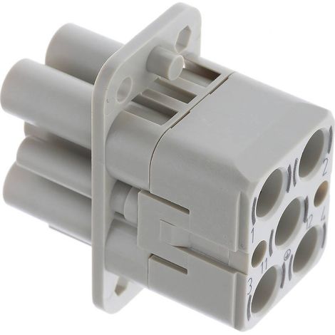 Harting 09 12 006 3141 Inserto femmina Han® Q 4 + 2 + PE A crimpare 1 pz. (1/3)