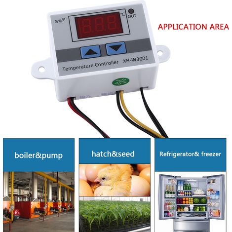 12V Digitaler Temperaturregler XH-W3001 (Weiß) (1/5)