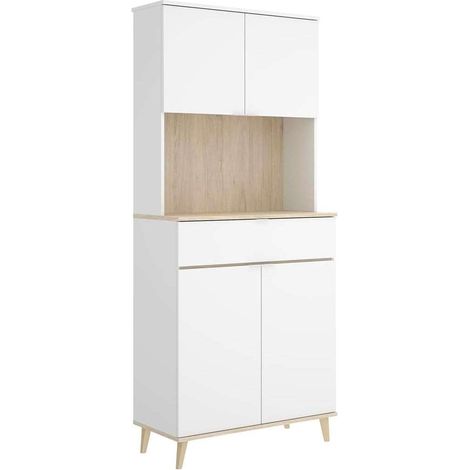 Mueble auxiliar Vanesa 4 puertas y cajón, 191 cm(alto) 60cm(ancho) 40cm(largo).