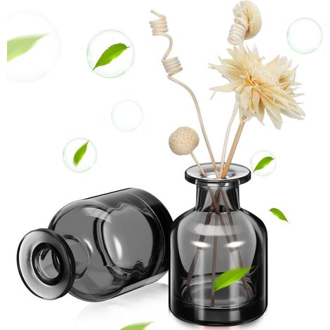 Set 2 Bottiglie Vetro Diffusore Fragranze 150ml Riutilizzabili (1/5)