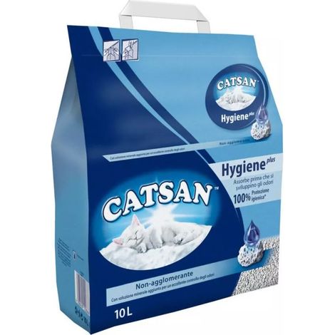 lettiera igienica per gatti catsan inodore 10 litri (1/2)