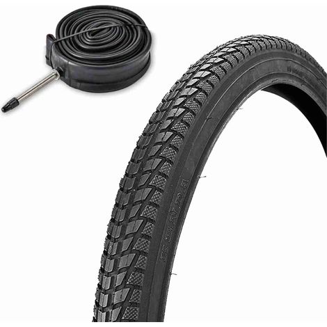 Pneus de vélo 700C/26 pouces pour VTT ou vélos de ville/de route - Pneus en caoutchouc mixte
