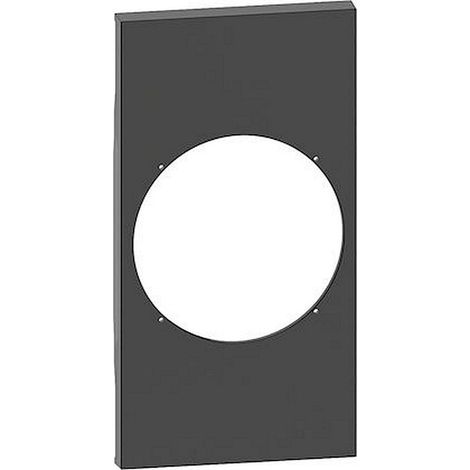 Plastron de finition Living Now with Netatmo pour prise connectée noir BTICINO BTKG35M2