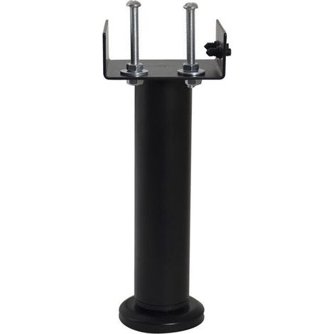 AUTRES Pied de lit central réglable rond BAR PLUS acier noir Ht. max 30 x Diam. 5.8 cm (1/2)