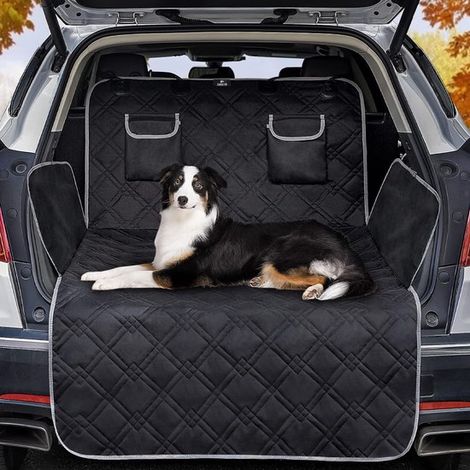 Protector de maletero para perros, alfombrilla universal para maletero, resistente a arañazos, manta universal para coche, 103 x 185 cm (1/5)