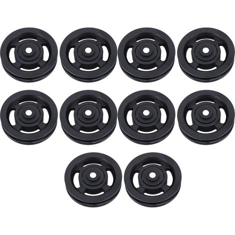 10 Roulements à Poulie Universels 90mm pour Équipement de Fitness, Câble Machine et Porte de Garage (1/5)