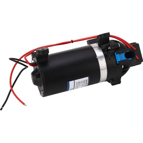 Pompe à eau à membrane haute pression, micro-amorçante, surpresseur 5,8 l/min, 12 V CC, 80 psi, pour brumisation domestique, camping-car, bateau et applications marines. (1/5)