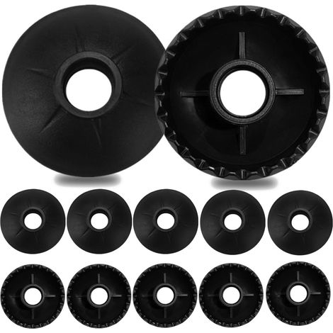 Lot de 2 Paniers de neige, Diamètre 8,7 cm, Caoutchouc flexible, Fixation clip 16 mm, Randonnée ski (1/5)