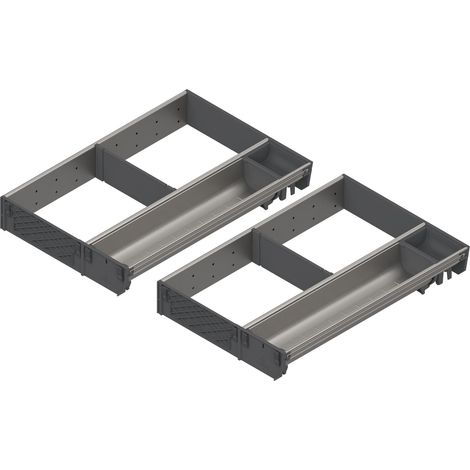 Blum Orga-Besteckeinsatz Facheinteilungs-Set KB 800-899mm, NL 450mm, grau (1/4)