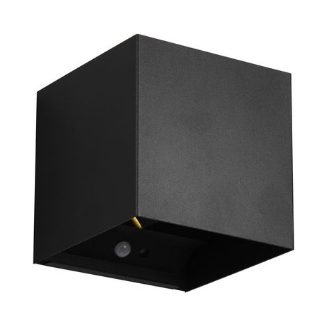 Applique LED 1W nera batteria sensore movimento IP44 (1/5)