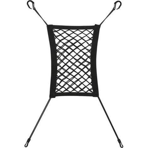 Organisateur de Voiture 2 en 1 - Rangement Poche - Sécurité Chien - Élastique Résistant - Dimensions Ajustables (1/4)