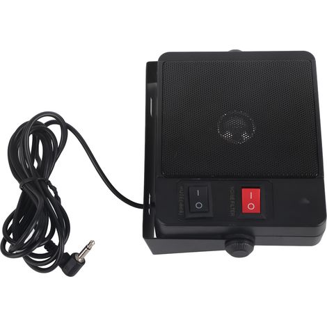 Haut-parleur radio mobile avec son clair et stable, support inclus pour Yaesu, Kenwood, ICOM (1/5)
