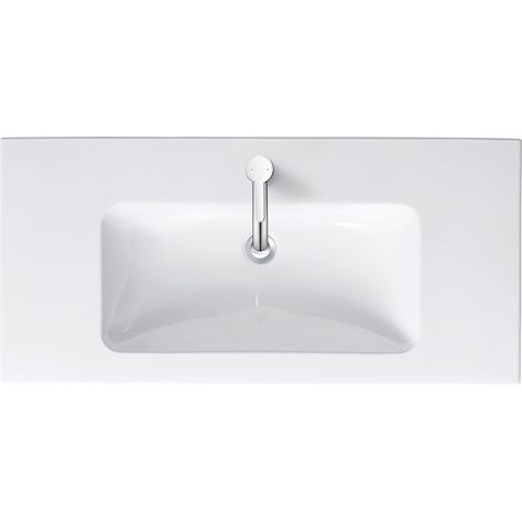 Duravit ME by Starck Möbelwaschtisch, mit Überlauf, 1 Hahnloch, (1/5)