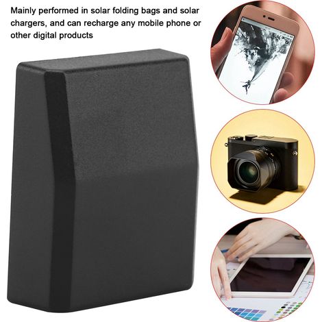 Chargeur solaire, batterie externe solaire, chargeur USB pour téléphone portable, boîte de jonction (1/5)