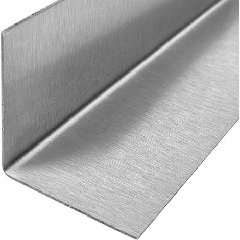 cornière en acier inoxydable 80 x 90 x 1,5 mm - bande de finition intérieure de 20 cm (1/4)