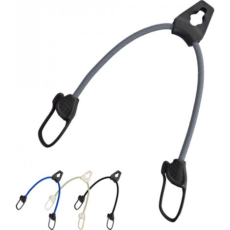 Linxor – Lot de 10 tendeurs sandows 60 cm – En polyéthylène monotex – Passant pour piton – Résistants aux conditions hivernales