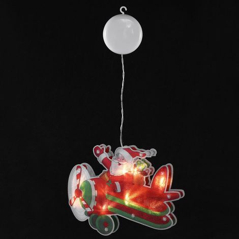 1 Pc Lampe à Succion Ornements De Noël Menés Lumière De Meunier du Père Noël Lumière 3D Suspendue De Enseignes Néon De Décor LED PVC Lumières Décoratives Wapiti (1/5)