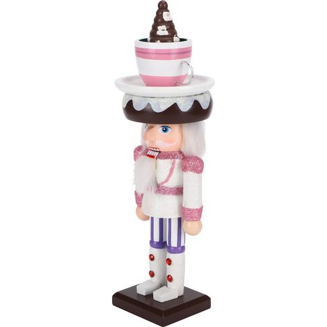 Set aus 3 handgefertigten Holzfiguren zur Dekoration von Büro und Wohnzimmer, handgefertigtes Ornament, Geschenkidee (1/5)
