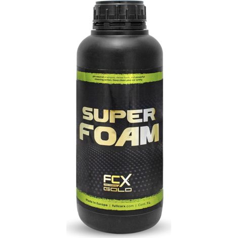 Champú Super Foam Gold - Espuma Activa pH Neutro para Detailing - Brillo Extremo y Limpieza Segura 1L (1/4)