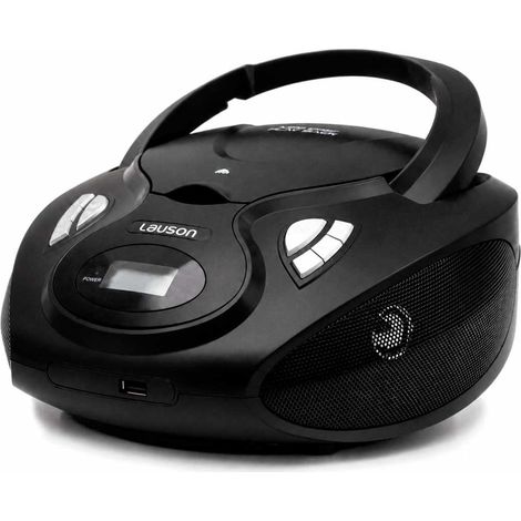 LAUSON CP735 NEGRO / REPRODUCTOR RADIO CD CON ALTAVOCES INCORPORADOS