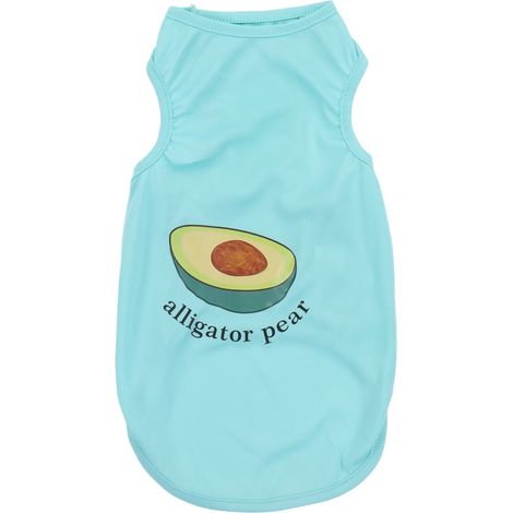 T-shirt pour animaux de compagnie, doux, sans manches, mignon et tendance, gilet pour petit chien, chat et chiot, vêtements d'été taille M (1/5)