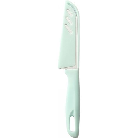 cuchillo multiusos, hoja de acero inoxidable, mango ergonómico de PP, funda protectora, cortador de frutas y verduras. (1/5)