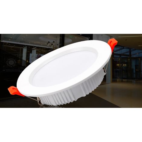 Lot de 5 Spots Encastrables LED Dimmable Ultra Plat 6W Spot Encastrable Plafond Salle de Bain Salon MNS (1/3)