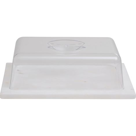 Premier Housewares Cheese Board Rectangular / Box With Lid Marble Cheese Board Set Geometric Cheese Boards Polished Finish Cheese Set 8 x 25 x 20 (1/5)