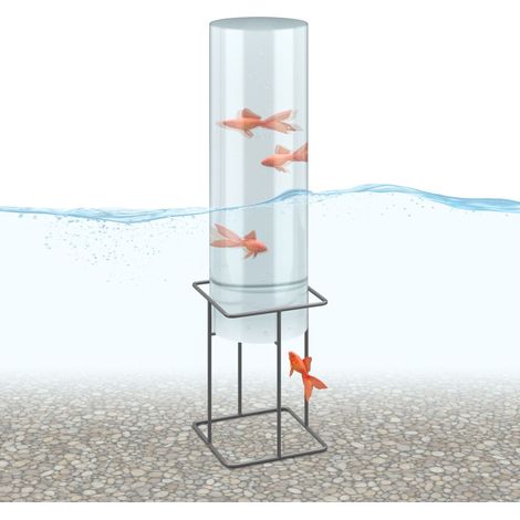 Columna de peces para jardín de estanque