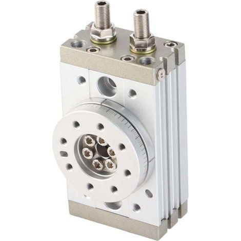 Cilindro neumático rotativo de 30 mm, actuador de péndulo de doble efecto con cremallera y piñón MSQB30A (1/3)