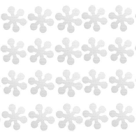 20 pegatinas antideslizantes para ducha y baño con diseño de copos de nieve. (1/4)