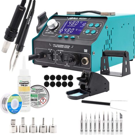Kit stazione saldante Yihua 992DA++ con 10 punte