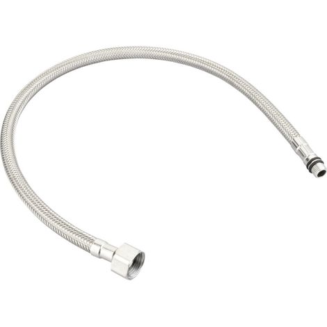 Conector de Acero Inoxidable Macho-Hembra 3/8" 35cm
