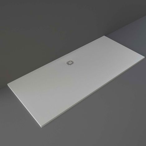 RAK Feeling Rectangle Shower Tray Slimline 30mm Low Profile White 1800 x 800mm (1/3)