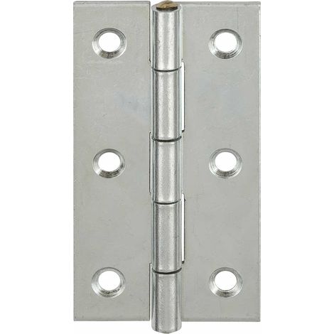 VORMANN Tür-Scharnier schmal B46xH90mm,gerollt verzinkt (1/4)