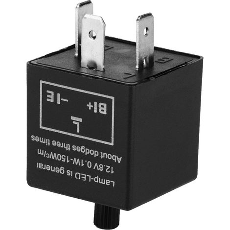 12V 3-Pin Einstellbares LED-Blinkerrelais für Richtungsanzeiger (1/5)
