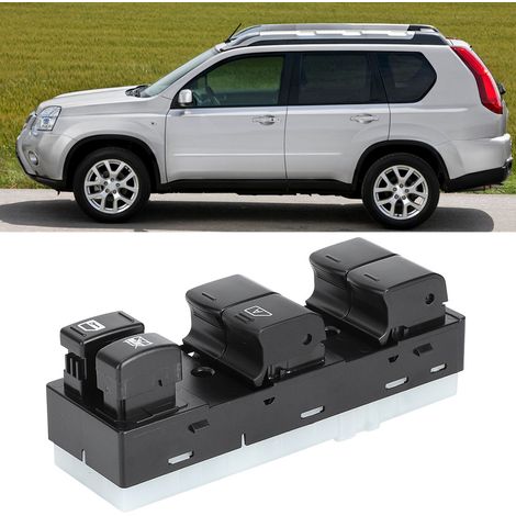 Hauptfensterheberschalter vorne links mit ABS, kompatibel mit Nissan X-Trail T31 2007-2013, OE 25401JG45A (1/5)
